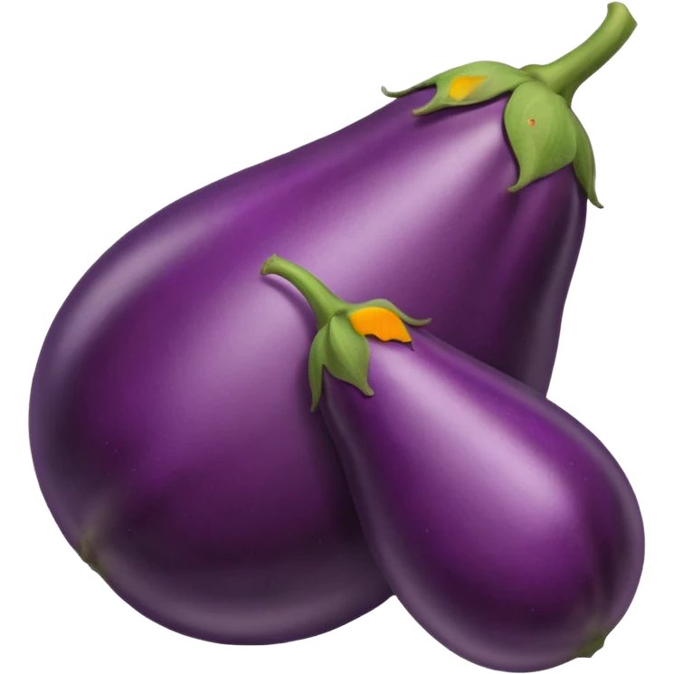 Butt and eggplant  emoji