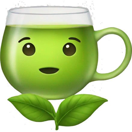 green tea emoji