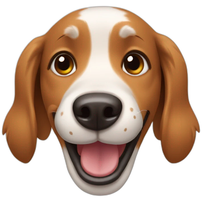 Happy dog emoji