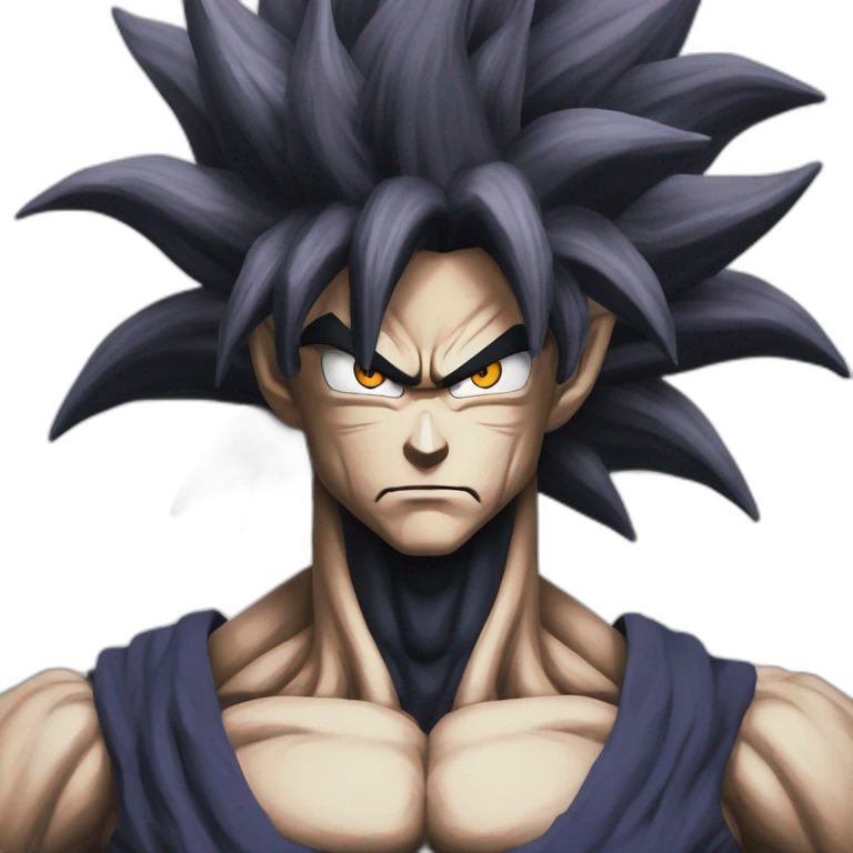 Goku black reptilian humanoide alien  emoji