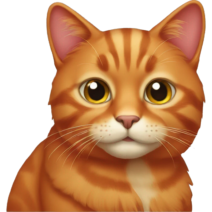 Red cat  emoji