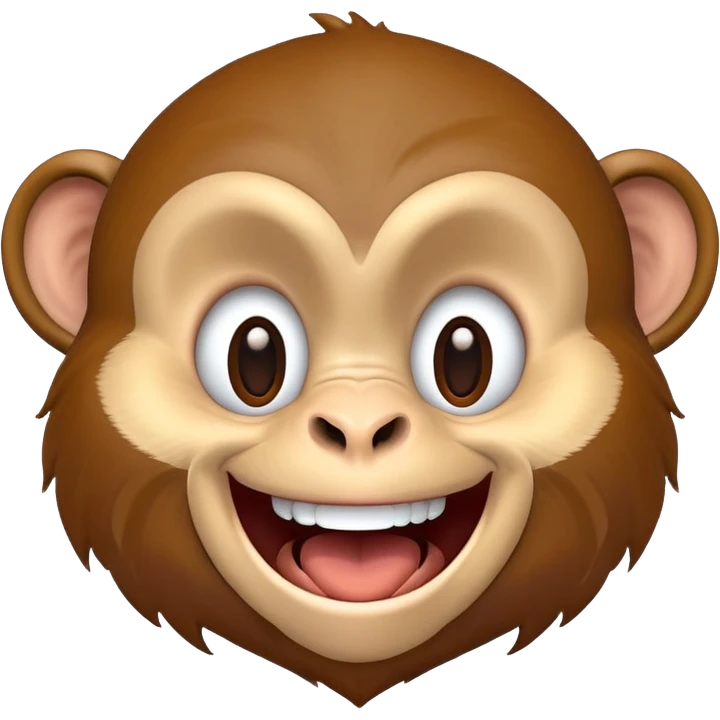 laughing monkey face emoji