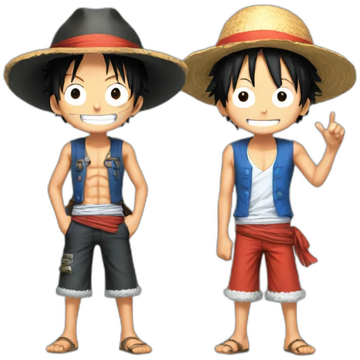 onepiece-luffy-and-ace emoji