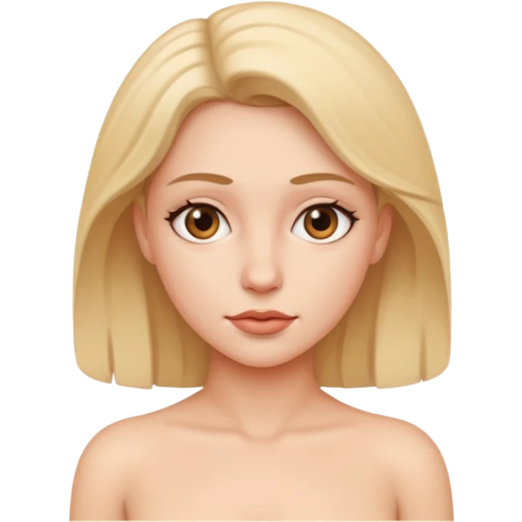 Голая женщина  emoji