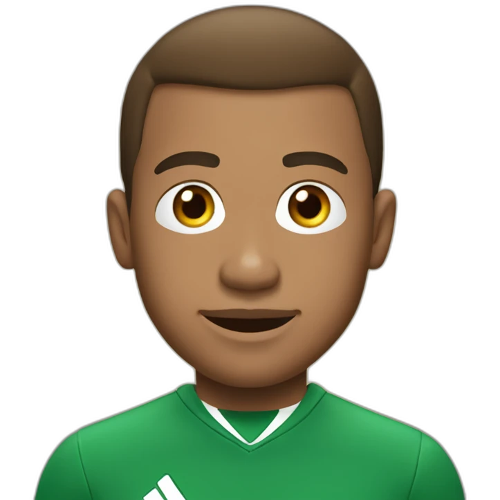 Mbappé en père noël emoji