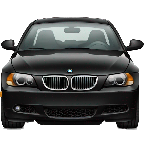 black bmw 328i emoji