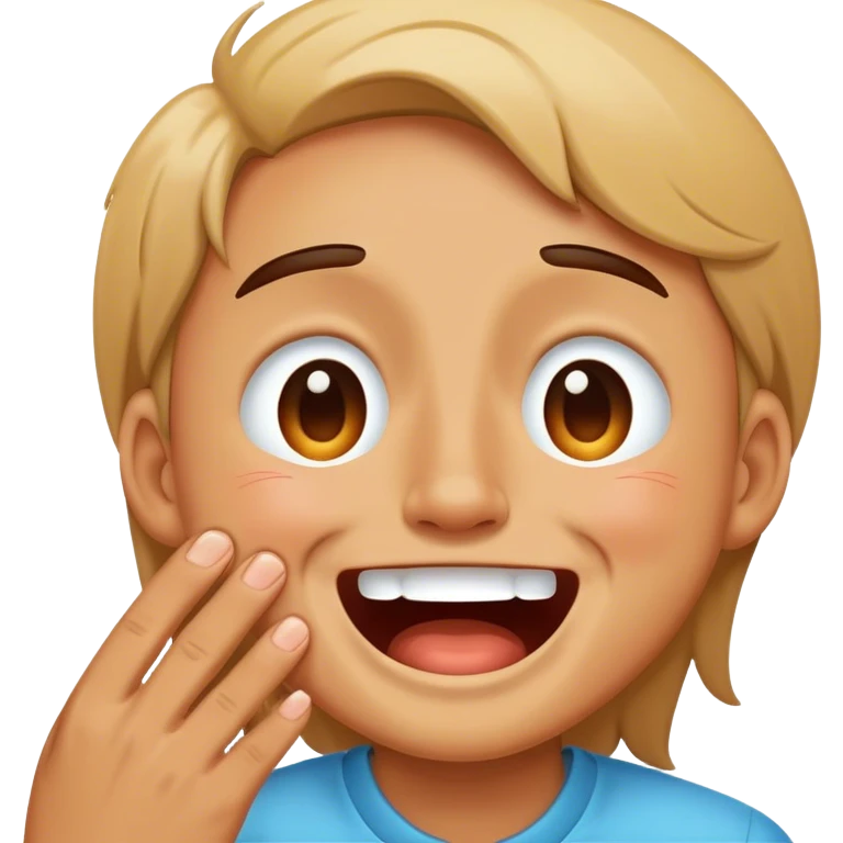 laughing outside and crying inside  emoji