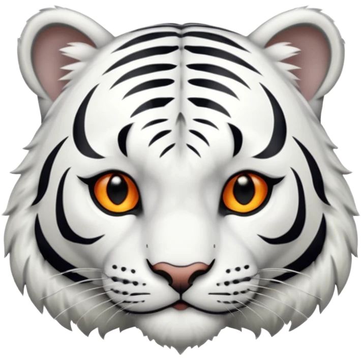 Tigre blanc emoji