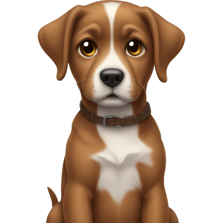 crie um emoji de um cachorro caramelo emoji