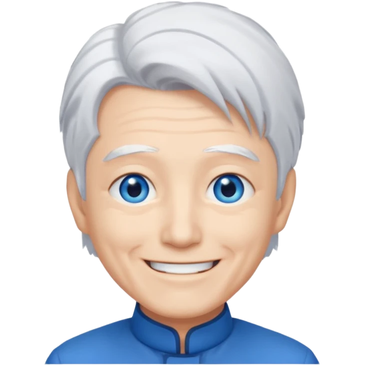 Satoru Gojo sonriendo emoji