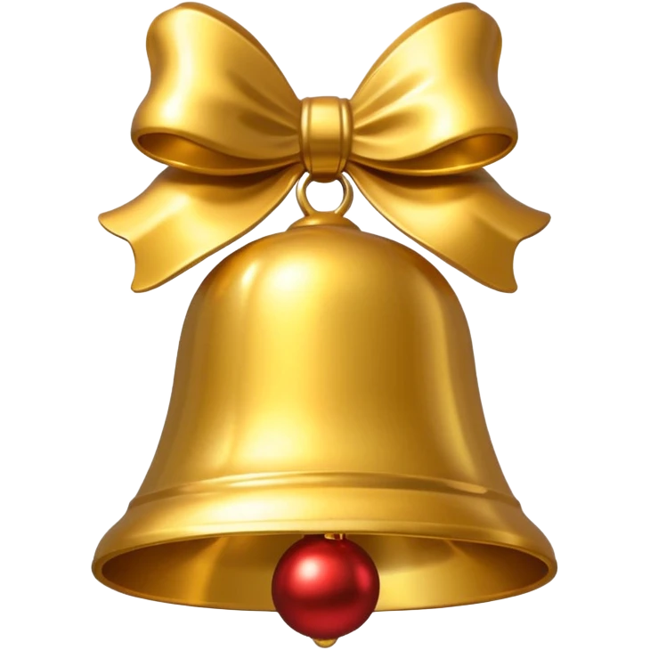 Christmas bell emoji