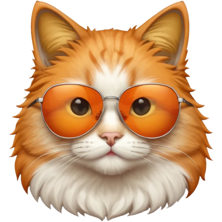 Cat wearing sunglasses emoji