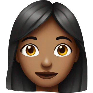 Girl face cover by hand emoji
