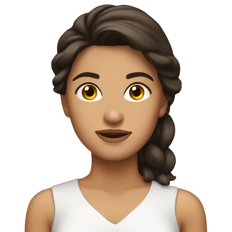 brunette giró emoji