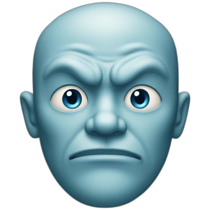 Démon bleu emoji