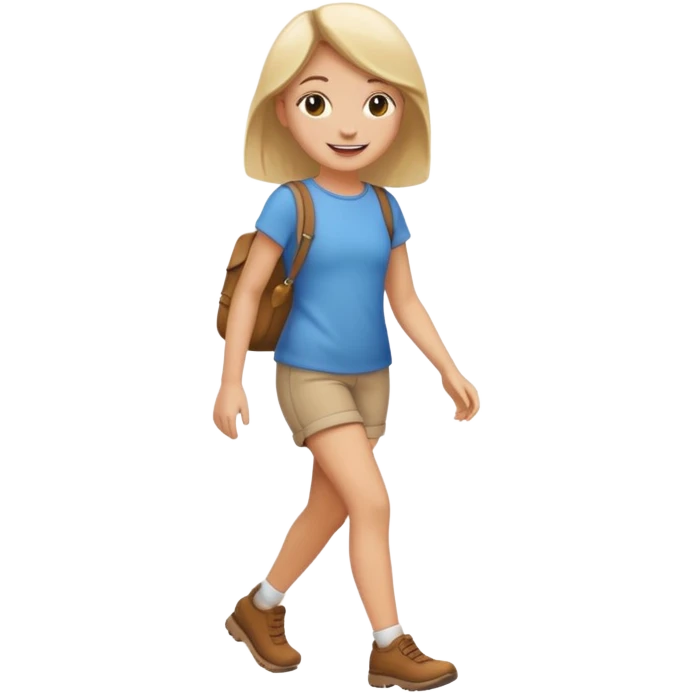 Dame un emoji de una chica caminando cuerpo completo emoji