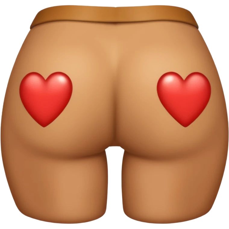 emoji with butt emoji