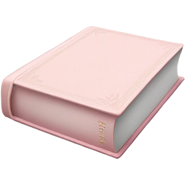 pale pink Holy Bible emoji