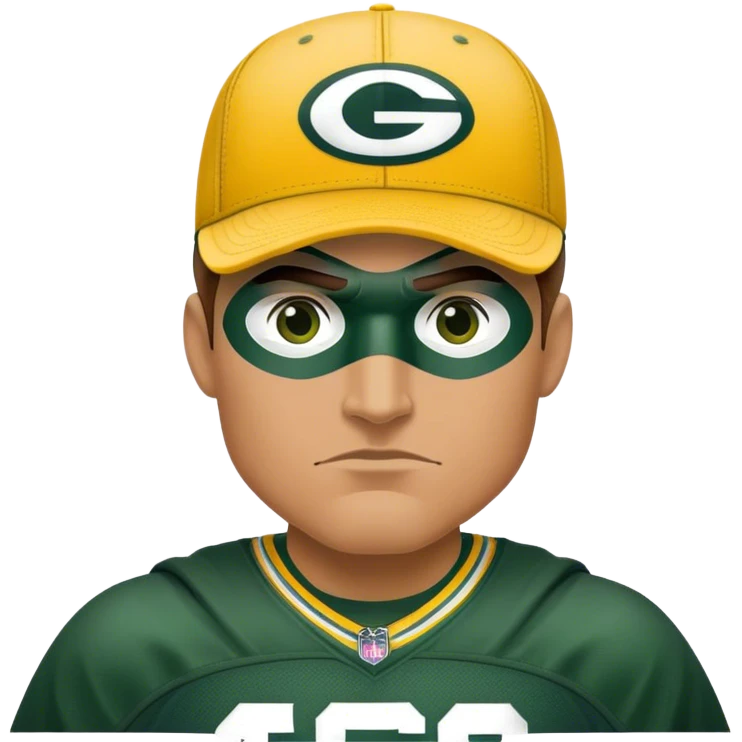 Batman as a Green Bay packers fan emoji