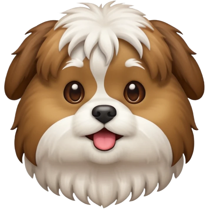 Crie emoji dog shitzu emoji