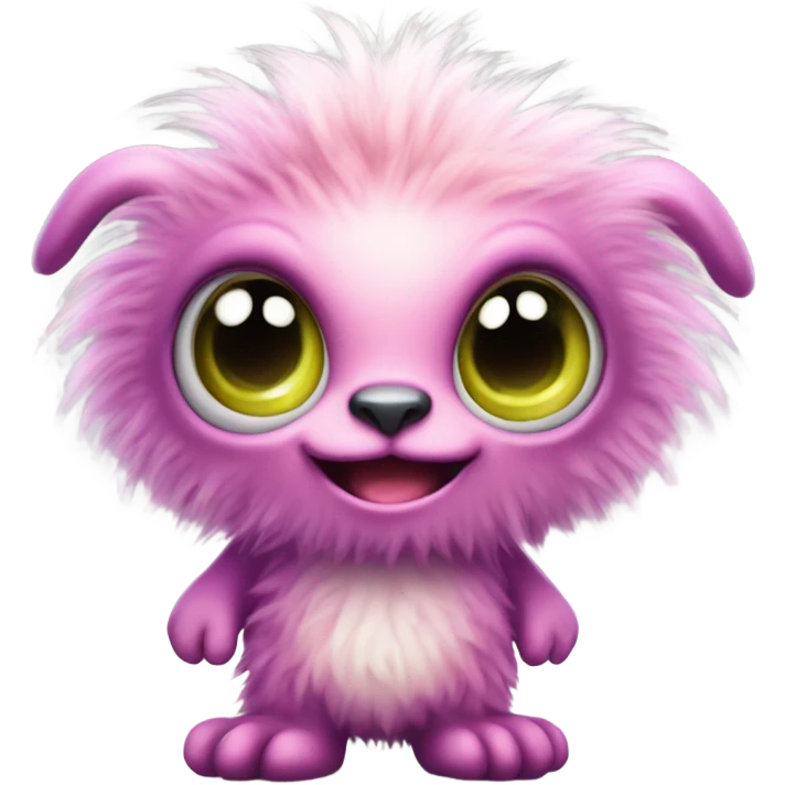 kind funny baby monster emoji