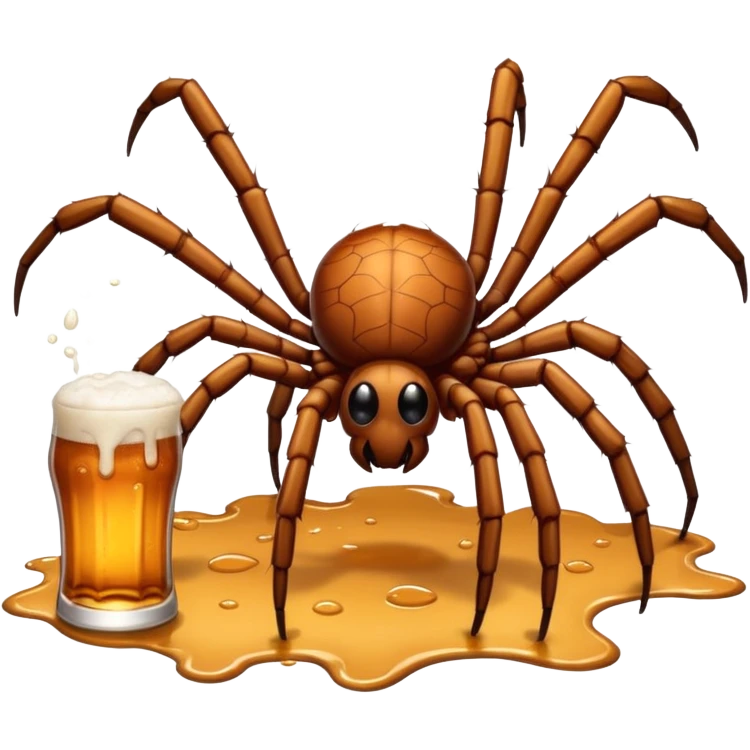 Lager spider  emoji