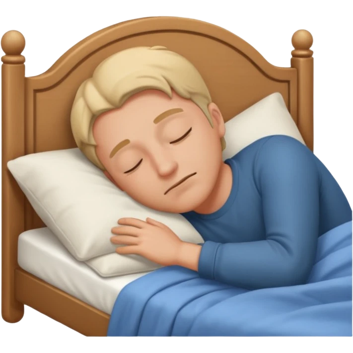men sleeping in med emoji