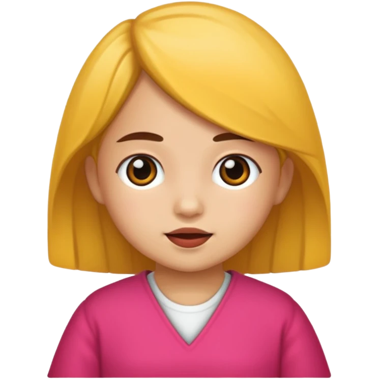 Niña orando emoji