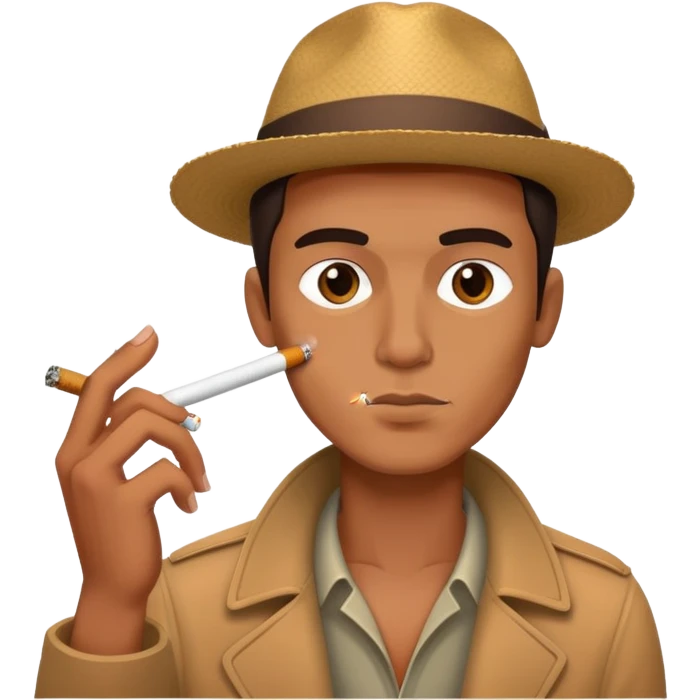 Dude smoking emoji