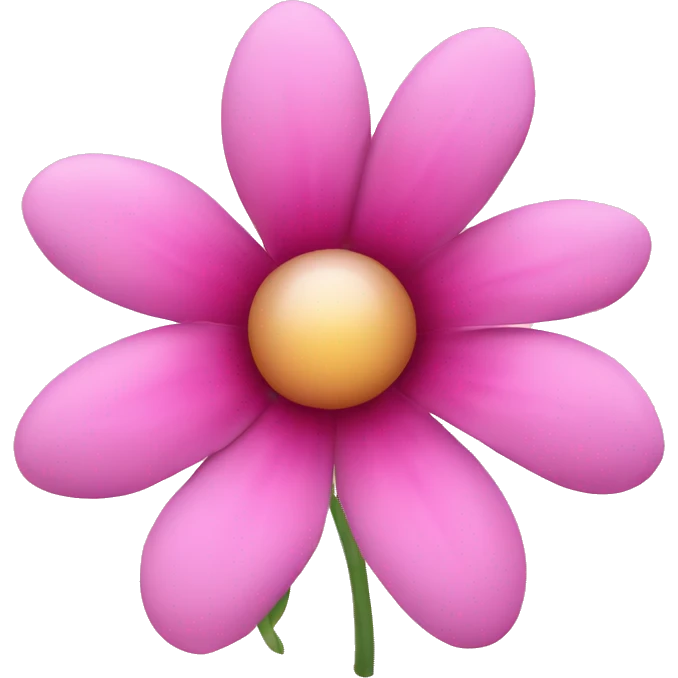 Pink flower emoji