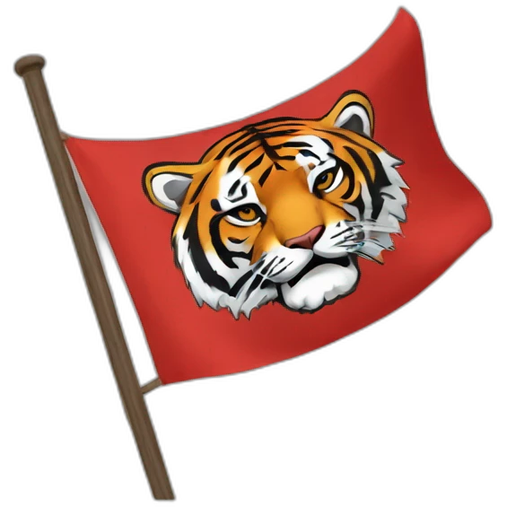red tigers flag emoji