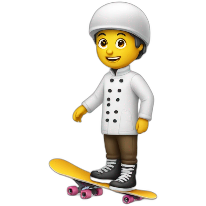 Skate baker emoji
