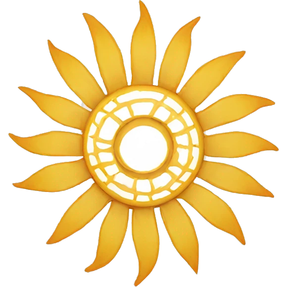 Sunwheel emoji