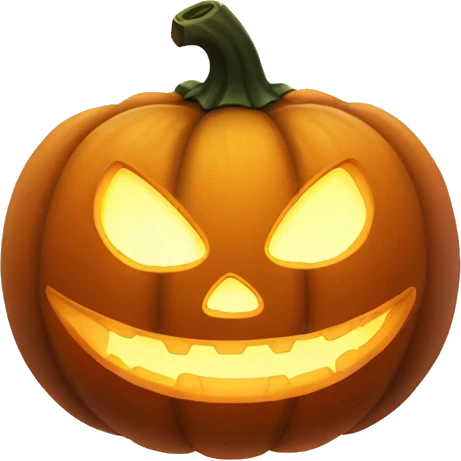 glowing Jack-o-lantern emoji
