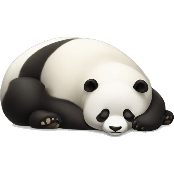 Sleeping panda emoji