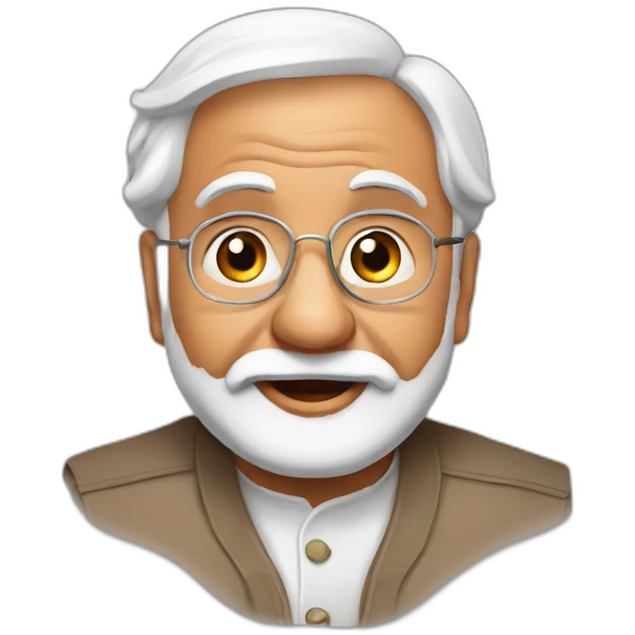 Funny modi emoji
