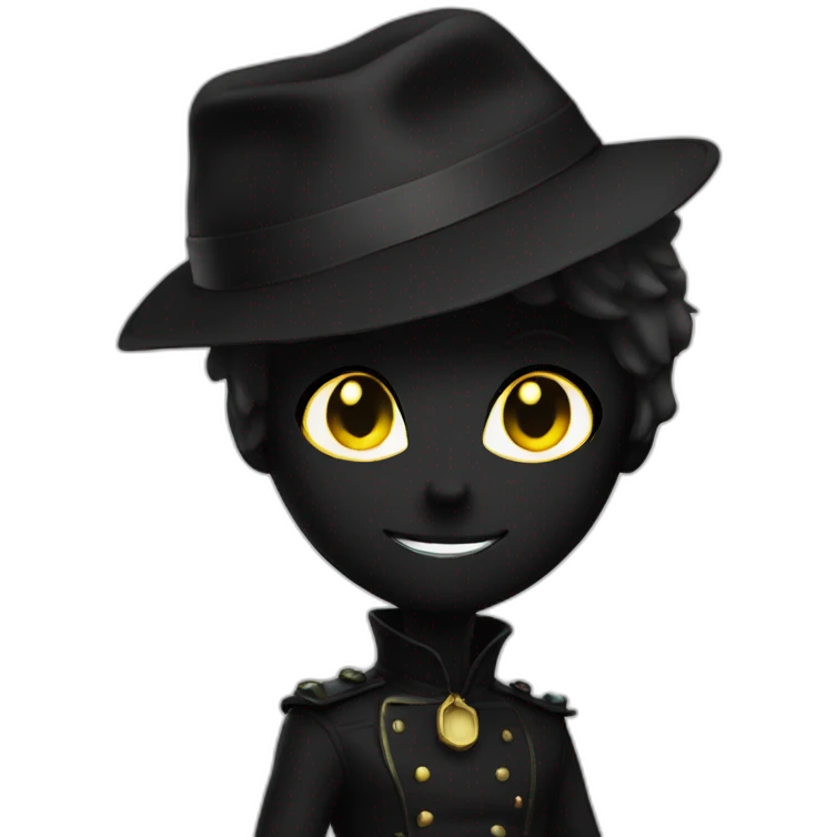 Chat noir emoji