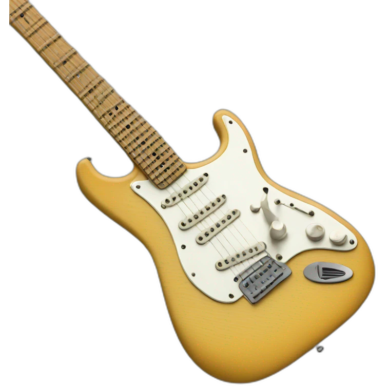 Stratocaster electric guitar emoji