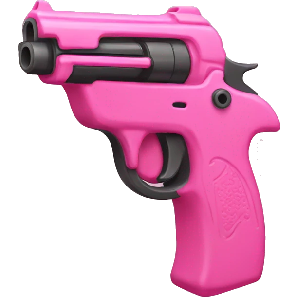 pink gun emoji