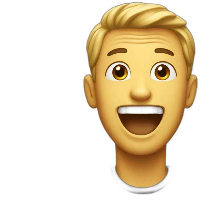 Excited man  emoji