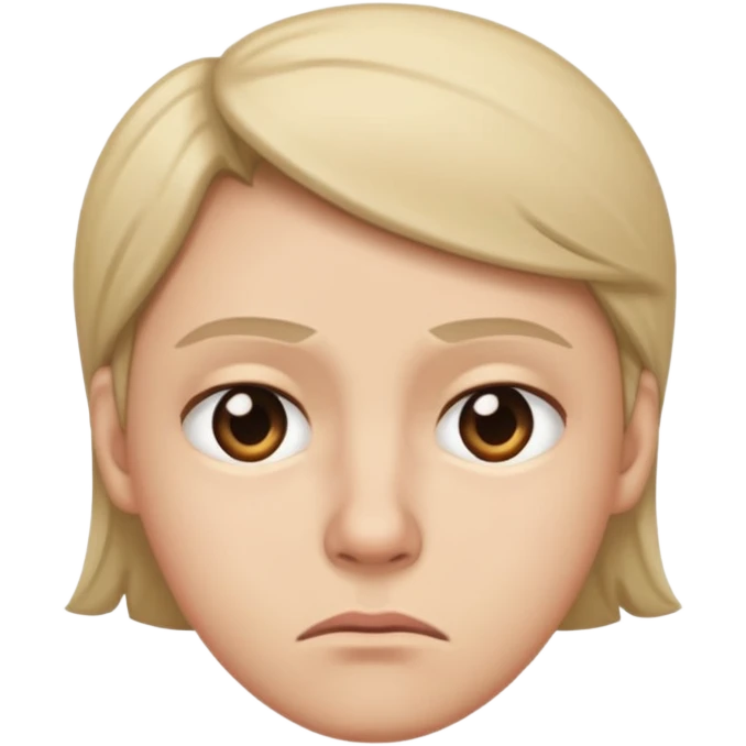 Disgusted side eye emoji