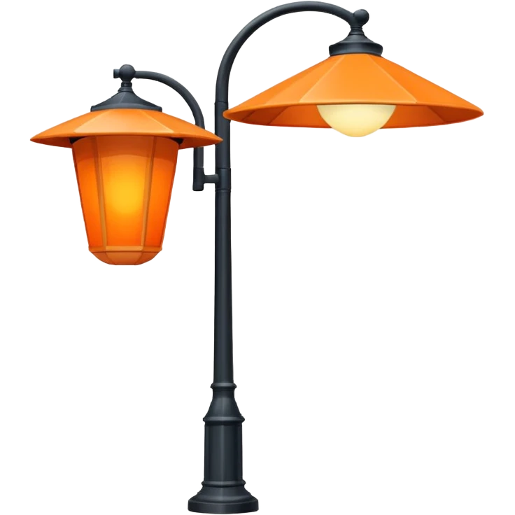 asian streetlight, UK emoji