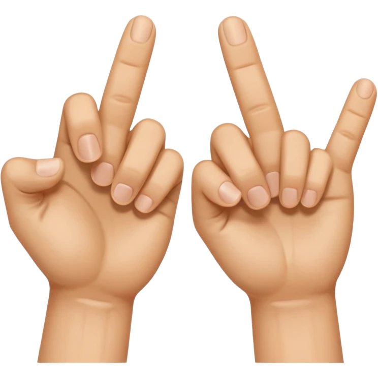 Hold up your hands. With your left hand, make a ‘6’ by curling your index finger like a hook while sticking your thumb out. With your right hand, make a ‘7’ by pointing your index finger straight and your thumb sideways like an L-shape. Put both hands next to each other — that’s the 67 meme emoji