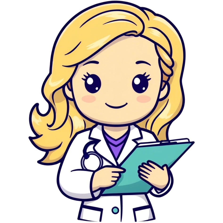 mermaid blonde haired and hazel eyes female doctor  emoji