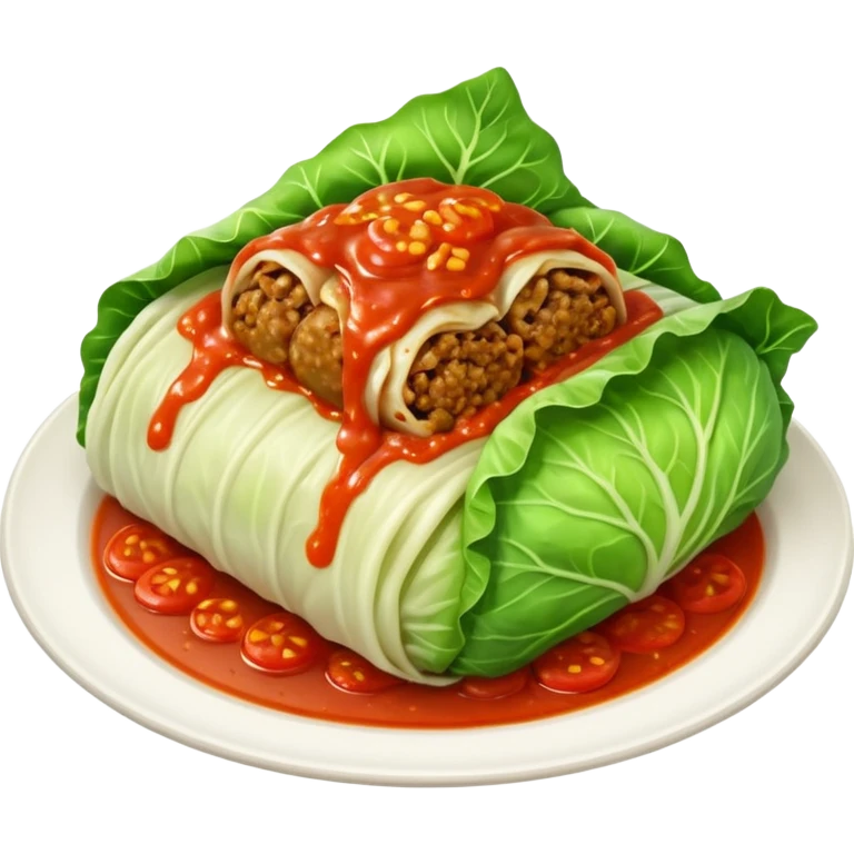 Cabbage roll emoji