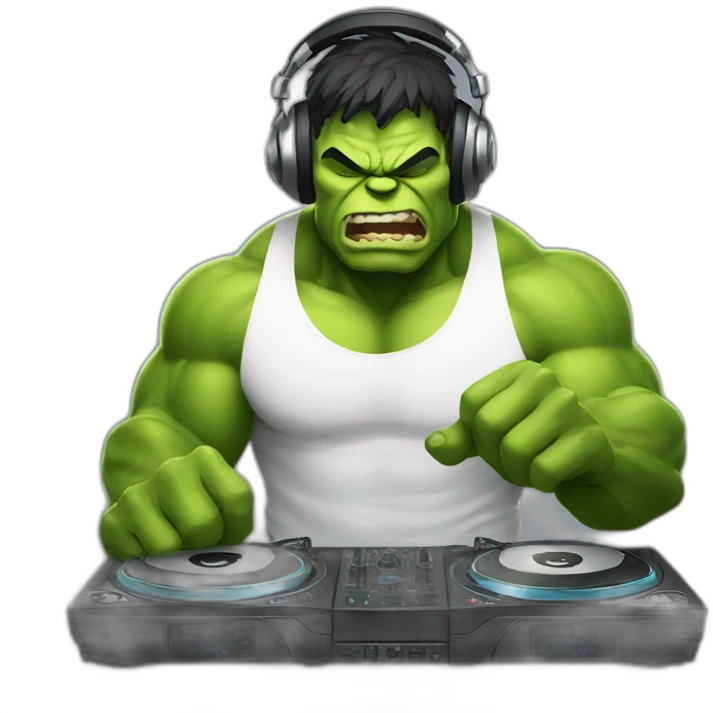dj hulk emoji
