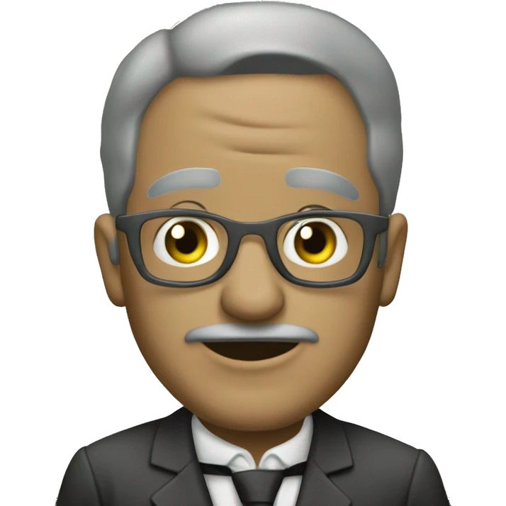 homem de terno old money emoji