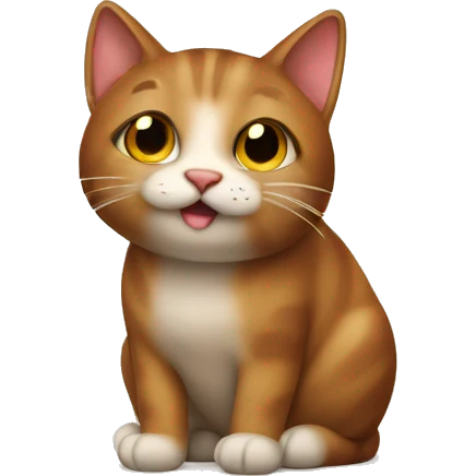 cat in love while pooping emoji