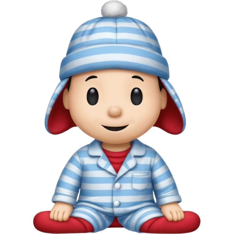 snoopy con gorrito de pijama emoji