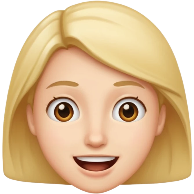 Excited but nervous  emoji